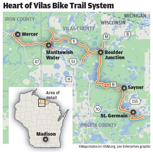 Heart of Vilas County Bike Trail System