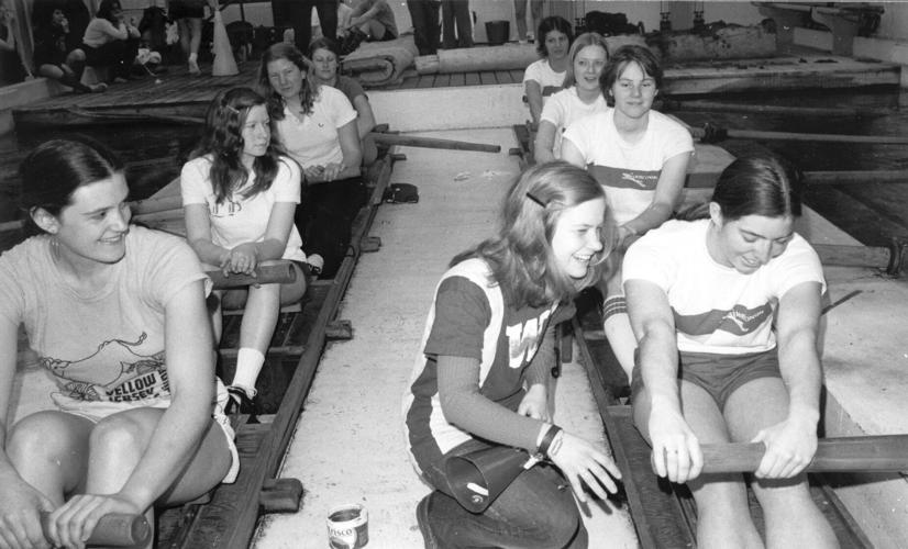 Rowing practice 1974-75