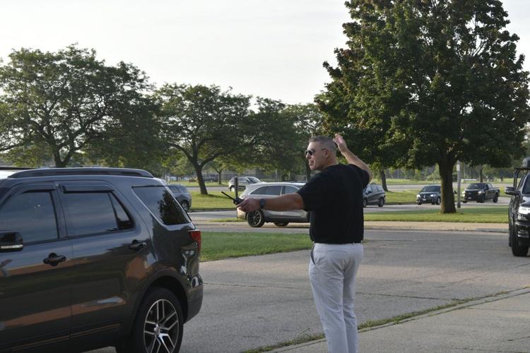 Tremper principal guides parent drop off