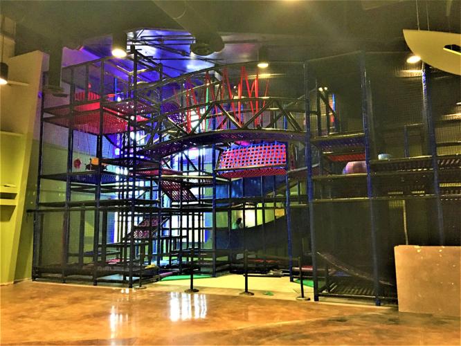 Indoor play structure at Lakeland Park