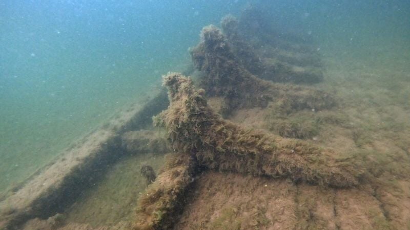A shipwreck of the Frank D. Barker was discovered in northern Door Country, Wisconsin near Rowley's Bay off Lake Michigan.
