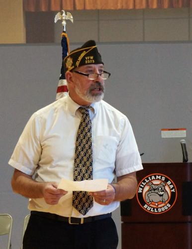 Ingalls-Koeppen American Legion Post 102 Commander Peter Kahl, of Walworth