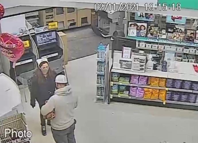 Couple wanted in connection with van theft