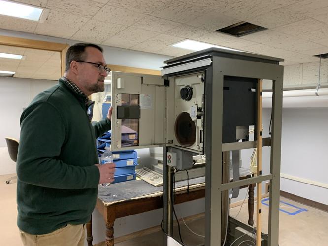 Walt Chadick looks at some old computer equipment