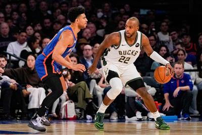 Bucks Knicks Basketball