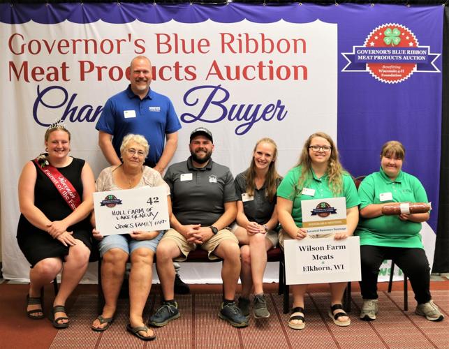 Champion buyer for award-winning Wilson Farm Meats summer sausage at the 30th Annual Governor's Blue Ribbon Meat Products Contest