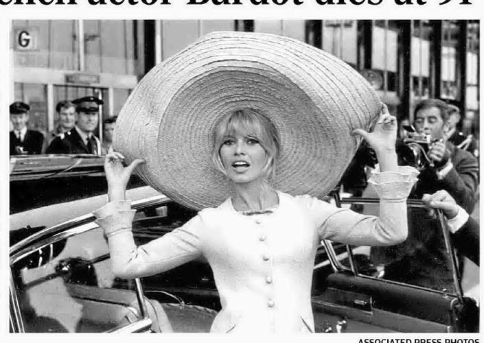 1960s French actor Bardot dies at 91