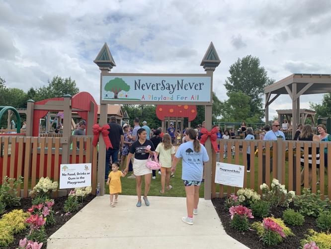 The Never Say Never Playland is now open at Gordon Yadon Park in the city of Delavan