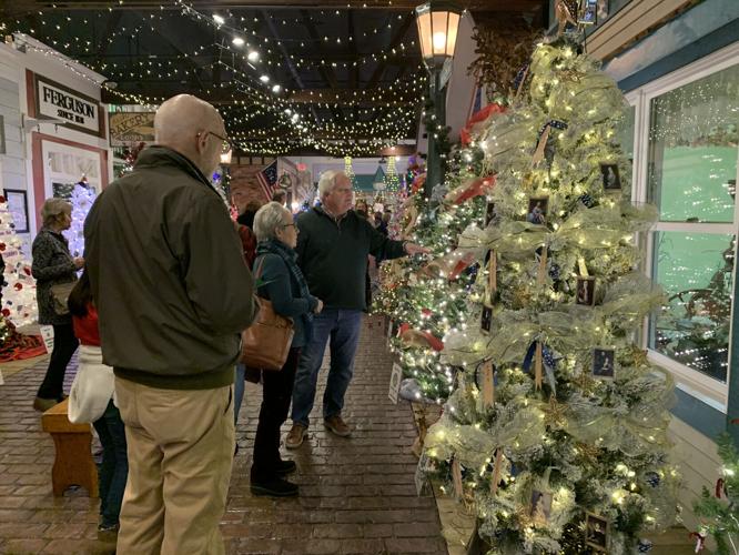 Participants and museum volunteers had an opportunity to view and vote on their favorite decorated tree
