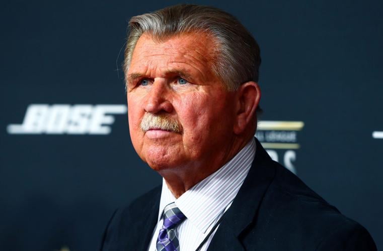 Feb 6, 2016; San Francisco, CA, USA; Mike Ditka on the red carpet prior to the NFL Honors award ceremony at Bill Graham Civic Auditorium. Mandatory Credit: Mark J. Rebilas-USA TODAY Sports