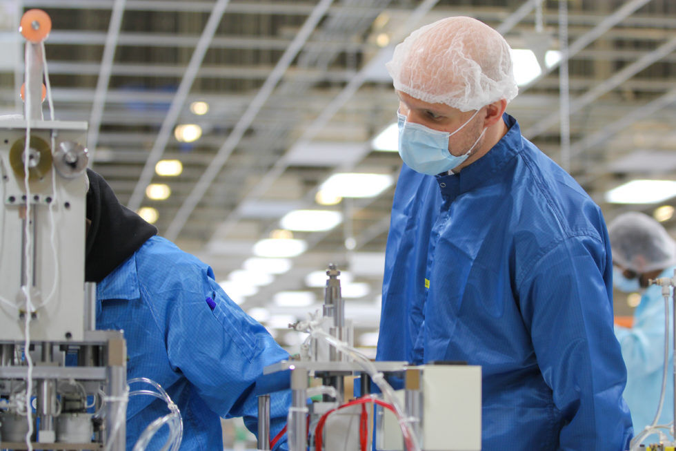 Foxconn announces the start of mask production at Mount Pleasant manufacturing facility