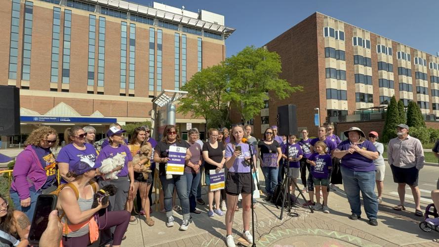 Meriter nurse press conference agreement