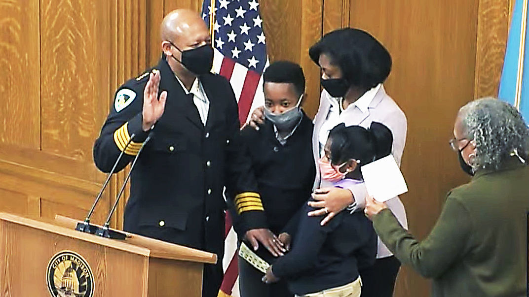 Barnes sworn in