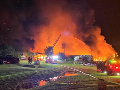 Total loss storage facility fire in Town of Sugar Creek destroys 10 boats, 50 vintage snowmobiles