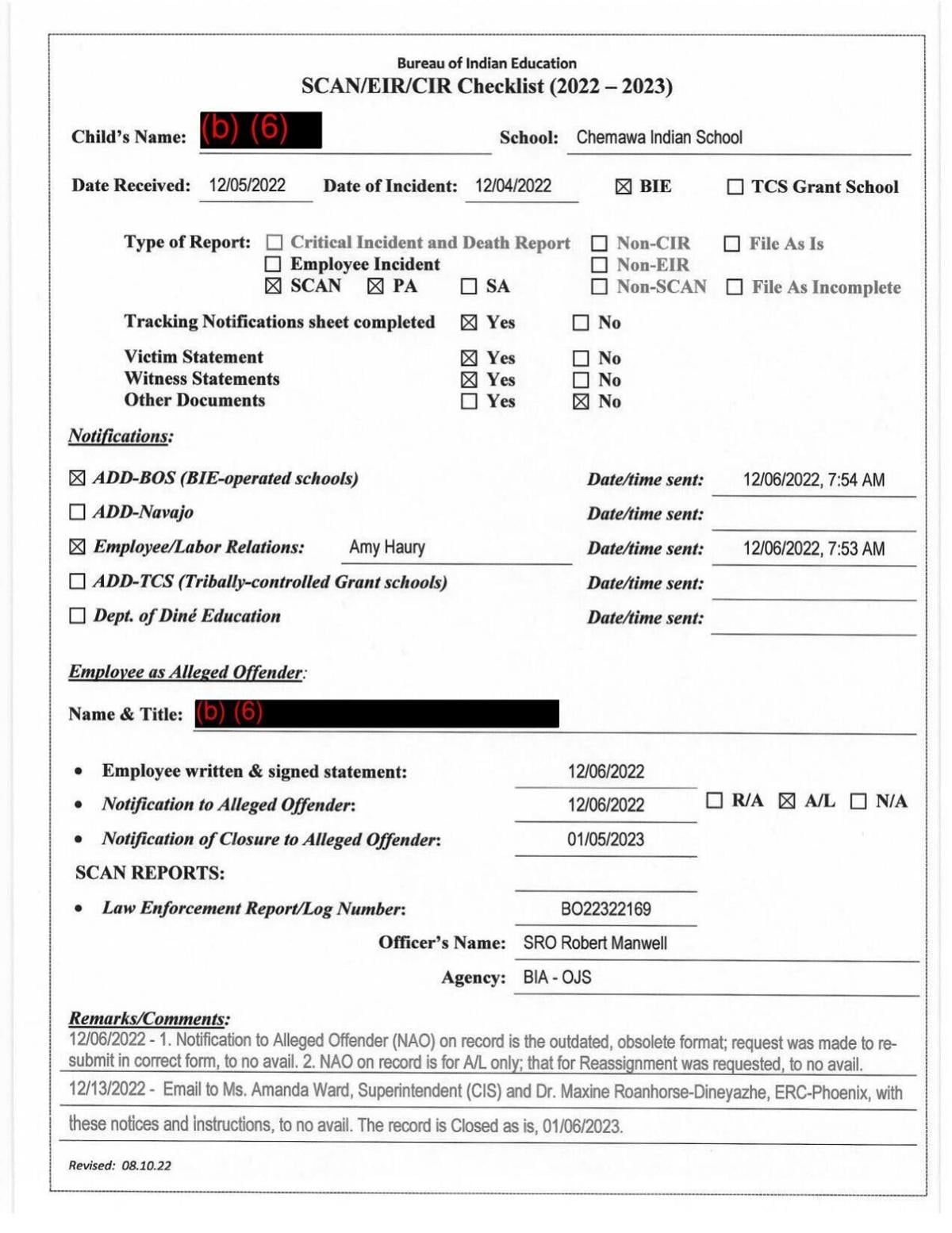 LEDE - Redacted.Chemawa Indian School 120442022- 35 pages. 12.4.23 (1).pdf