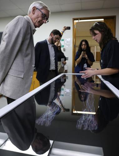 GOV. EVERS VISITS UWP