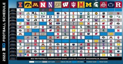 2022 Big Ten football schedule