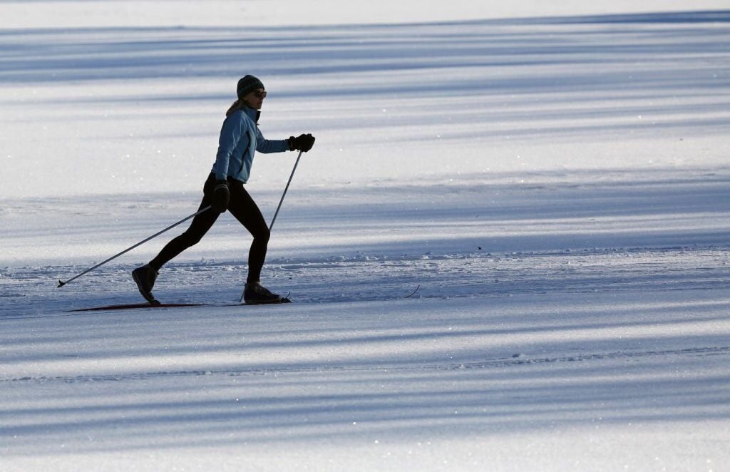 Cross-country skiier Nat Geo