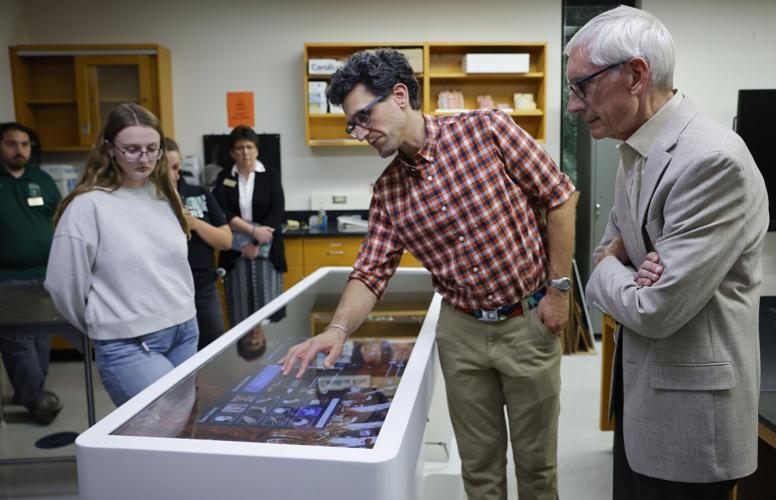 GOV. EVERS VISITS UWP