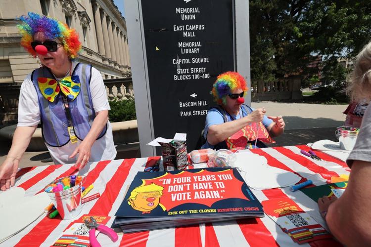 'Kick Out the Clowns' street circus