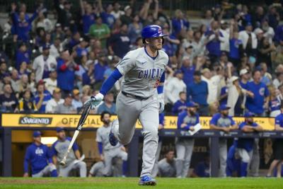 Cubs Brewers Baseball