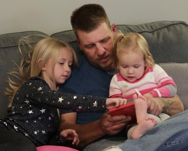 Ben Droessler with daughters