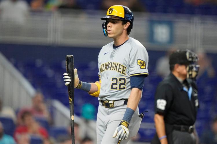 Brewers Marlins - Christian Yelich