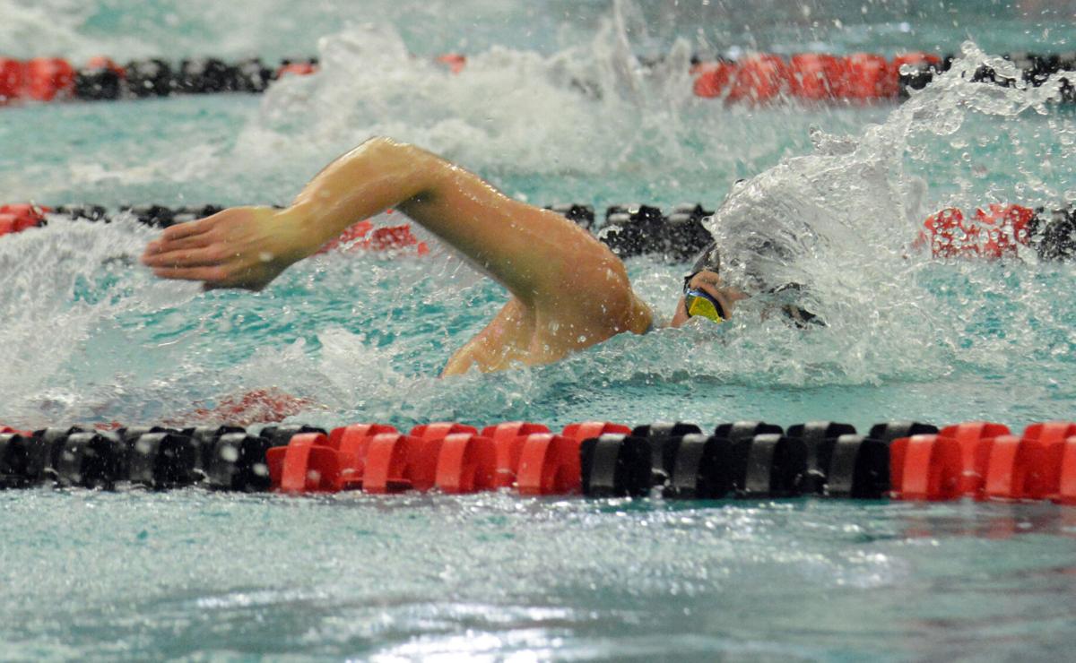 DeForest girls swimming's Payton Flowers
