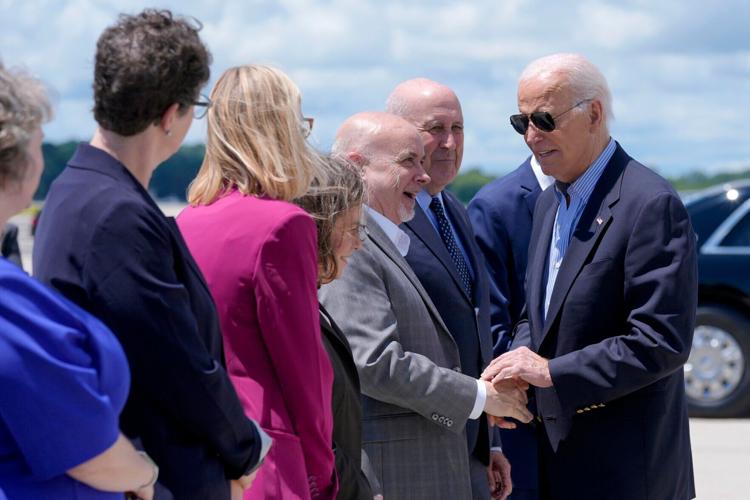 Biden at Dane County Regional Airport
