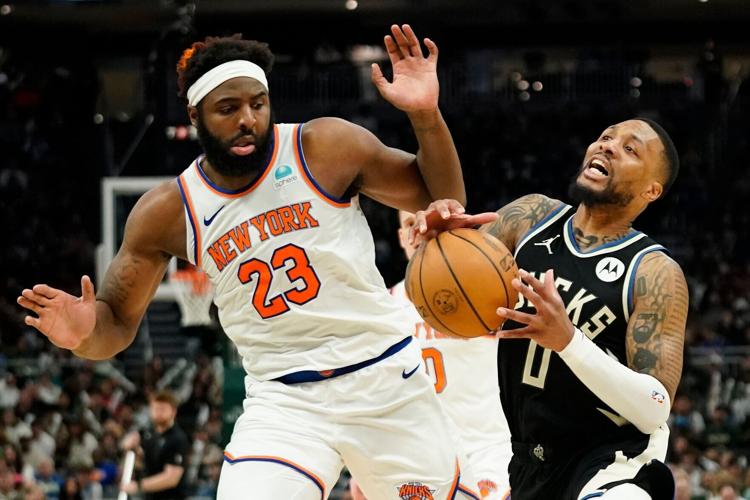 Knicks Bucks Basketball