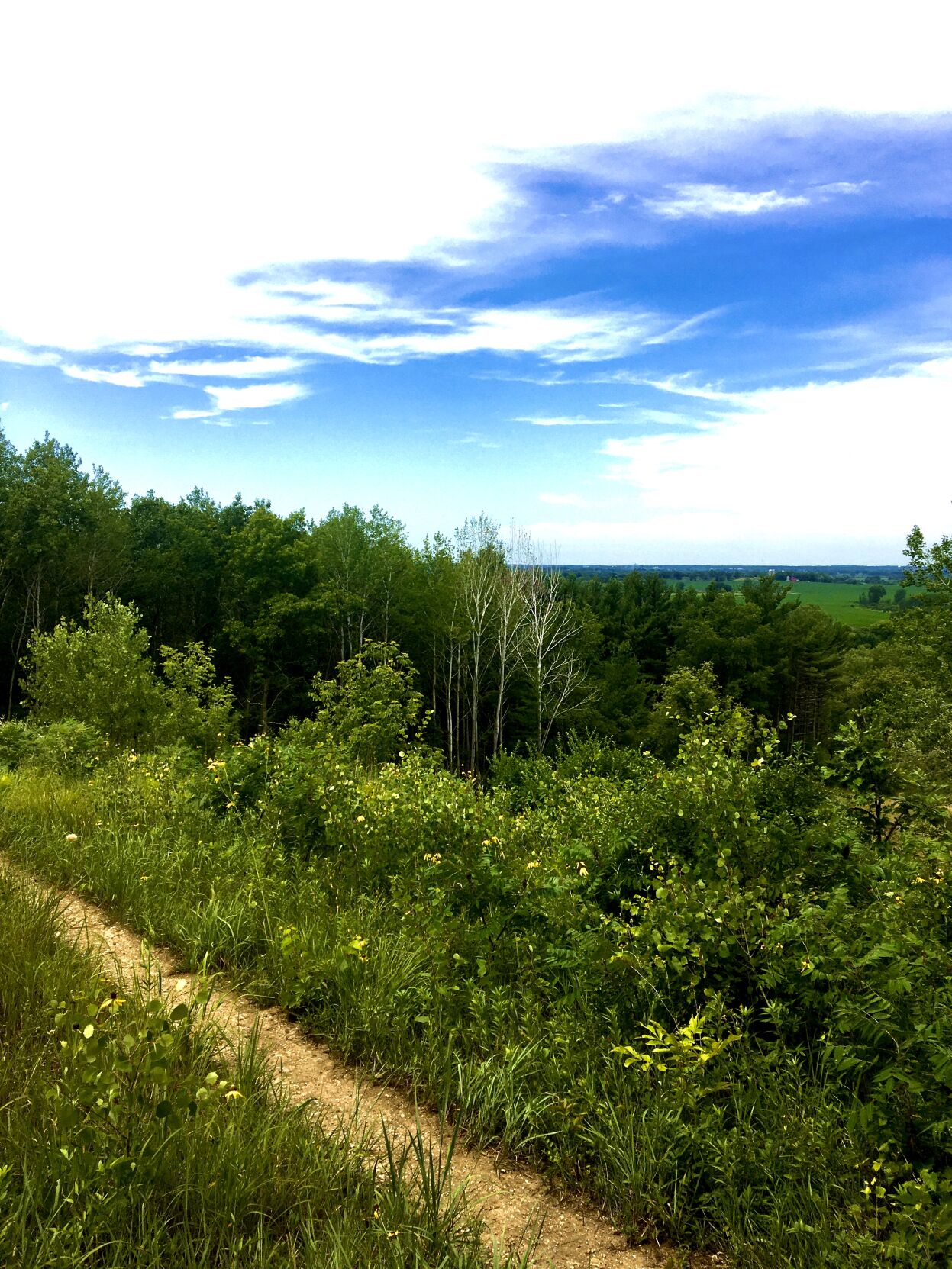 Ice Age National Scenic Trail overlook view