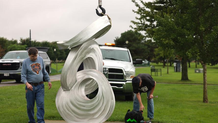 John Adduci installs "Sancho"