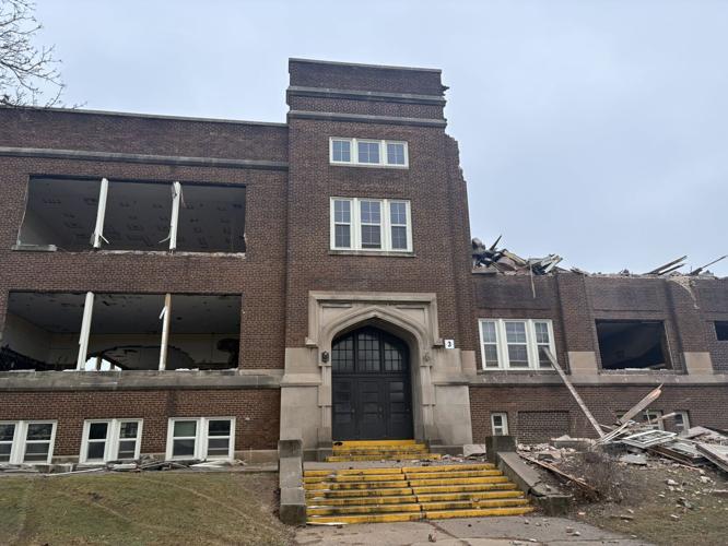 Former Washington Middle School demolition