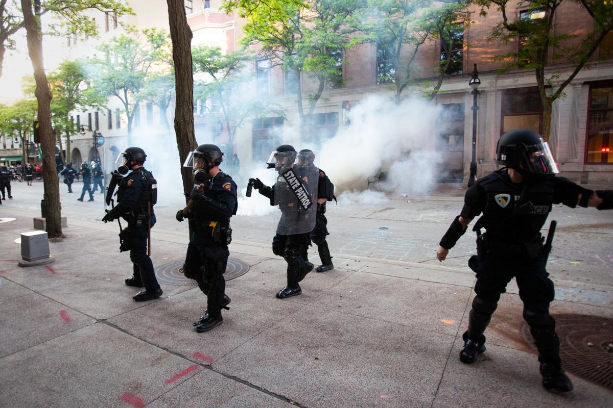Madison protest turns destructive