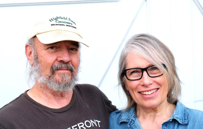 Terry and Denise Woods, owners of Highfield Farm Creamery, Town of Linn