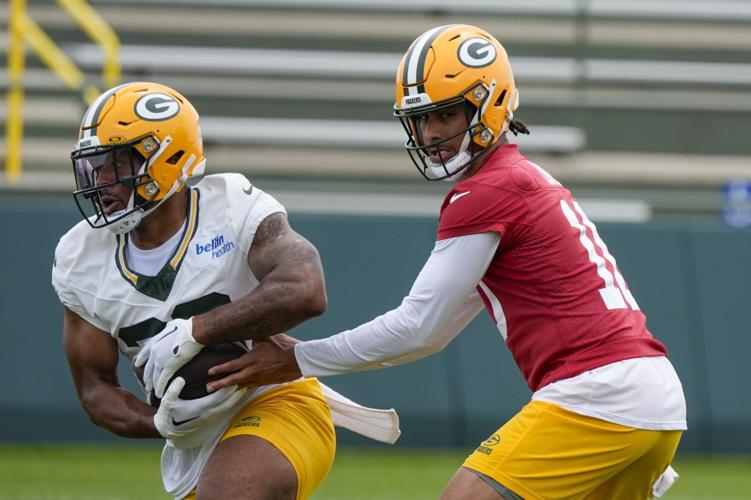 AJ Dillon - Packers practice