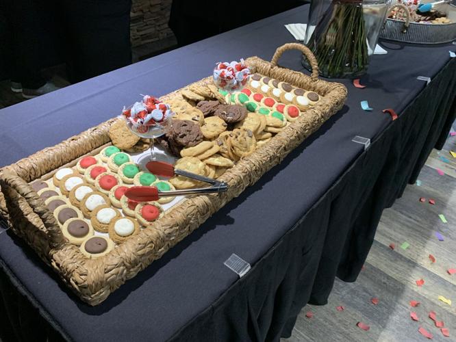 A surprise party was held to honor Harbors Shores on Lake Geneva's one millionth guest, which included cookies, candy and other treats