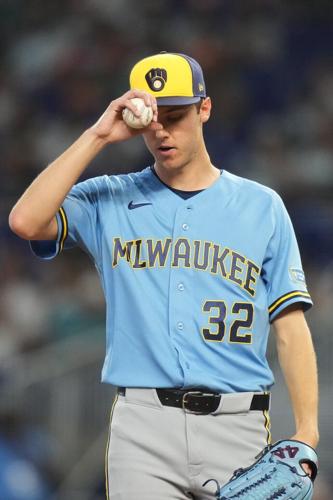 Brewers Marlins Baseball