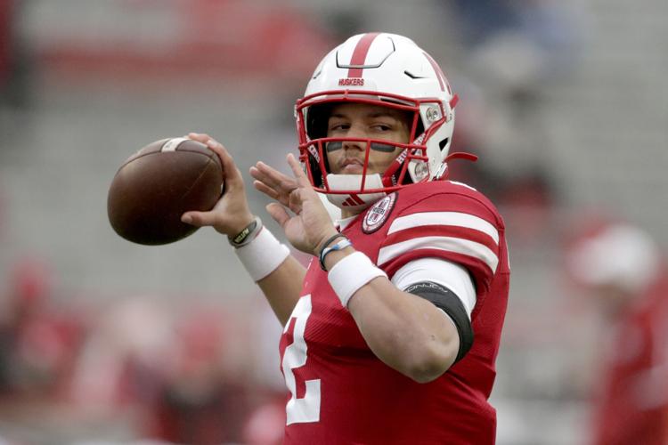 Nebraska quarterback Adrian Martinez