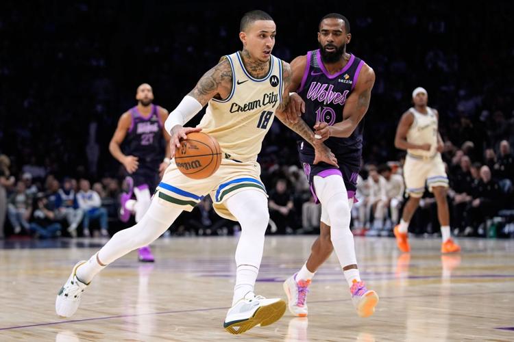 Bucks Timberwolves Basketball