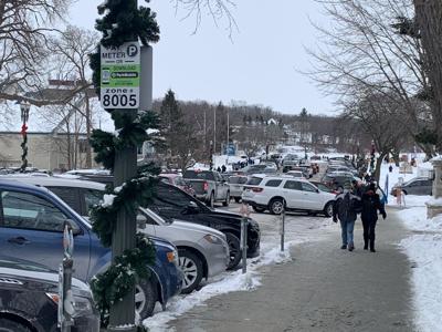 Backed up cars