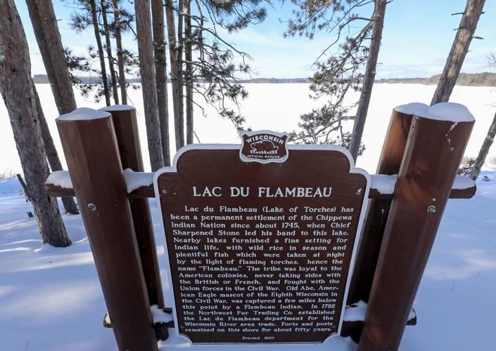 The barricades of Lac du Flambeau