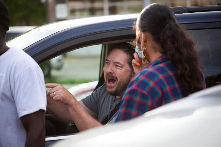 Man yelling from car