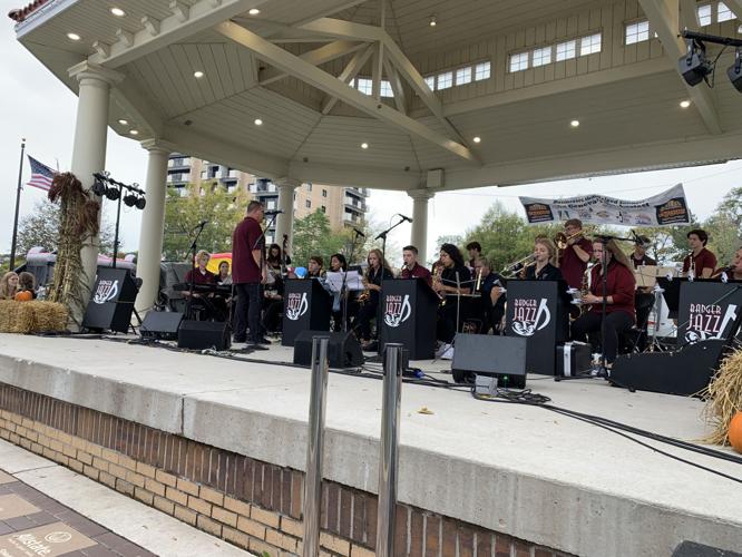 Badger High School Jazz Band performs