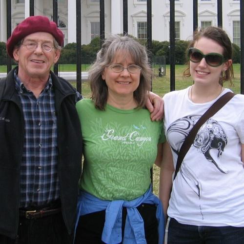 Sarah with Annette and dad