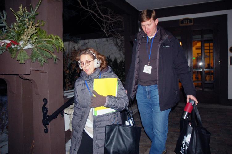 Giovanna Moses and Cevin Moses volunteers at homeless county