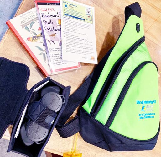 The avian committee recently supplied the Lake Geneva Public Library with six bird-watching kits