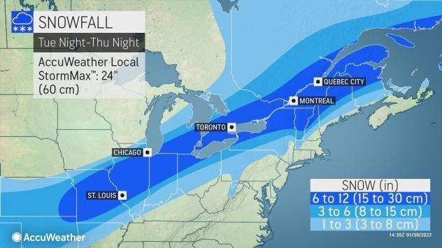 Snow Tue-Thu by AccuWeather