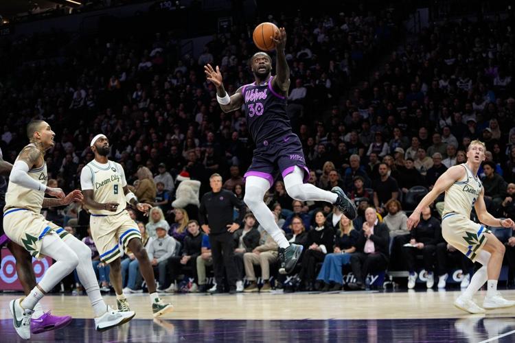 Bucks Timberwolves Basketball