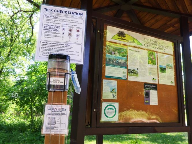 Tick check station